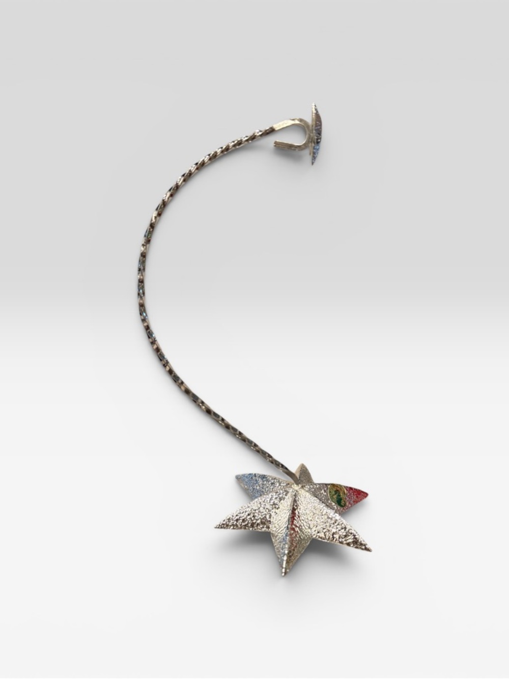 2003 WATERFORD Silver Plated Star Christmas Ornament Stand Hanger 142173 - NEW